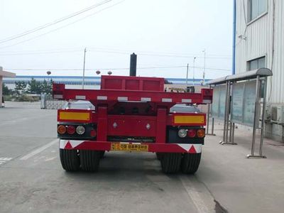 Yangjia  LHL9350ZZXP Flat dump semi-trailer