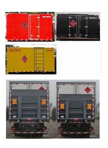 Haowo  ZZ5107XRYG421CE1 Flammable liquid box transport vehicle