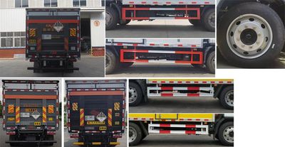 Jiangte brand automobiles JDF5120XZWE6 Miscellaneous dangerous goods box transport vehicle