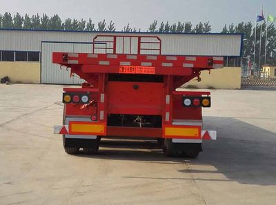 Zhongyu Guoyu brand automobiles ZGY9401ZZXP Flat dump semi-trailer