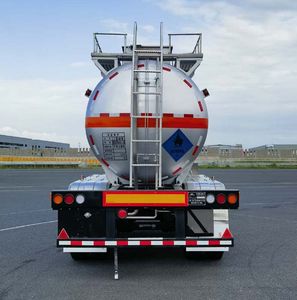 Hongtu  HT9400GRY8A Flammable liquid tank transport semi-trailer