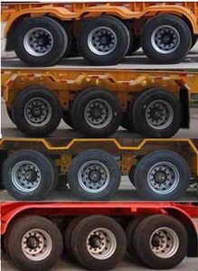 Huazheng brand automobiles LHZ9400TWY Transport semi-trailer of dangerous goods tank frame