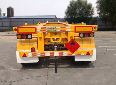 Huazheng brand automobiles LHZ9400TWY Transport semi-trailer of dangerous goods tank frame