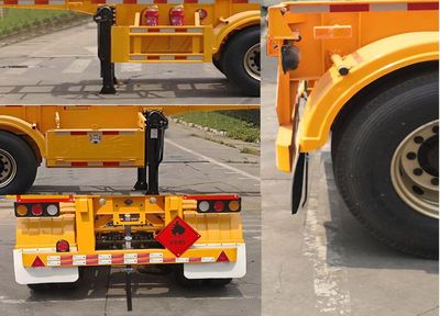 Huazheng brand automobiles LHZ9400TWY Transport semi-trailer of dangerous goods tank frame