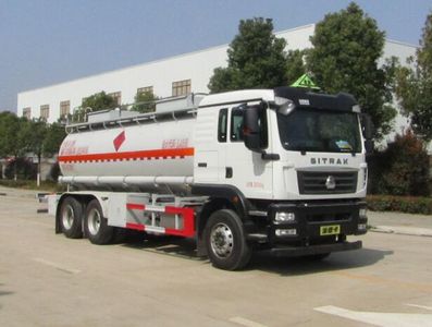 Zhongqi Liwei brand automobiles HLW5266GRYZ6 Flammable liquid tank transport vehicle