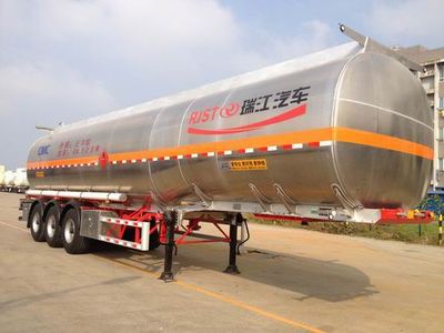 Ruijiang  WL9405GRYD Aluminum alloy flammable liquid tank transport semi-trailer