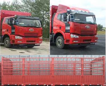 Jiefang Automobile CA5250CCYP63K1L6T3A1E5 Grate type transport vehicle