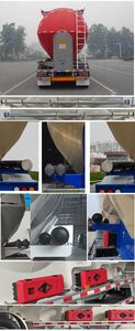 Tonghua  THT9404GFLA Low density powder material transportation semi-trailer