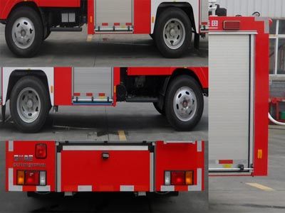 Chuanxiao brand automobiles SXF5100GXFPM30 Foam fire truck