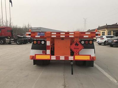 Hengtong Liangshan brand automobiles CBZ9400TWY Transport semi-trailer of dangerous goods tank frame