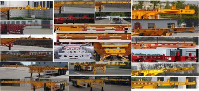 Hengtong Liangshan brand automobiles CBZ9400TWY Transport semi-trailer of dangerous goods tank frame