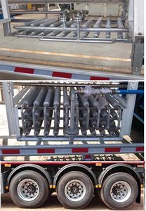 Zhengkang Hongtai brand automobiles HHT9390GDY Low temperature liquid transport semi-trailer