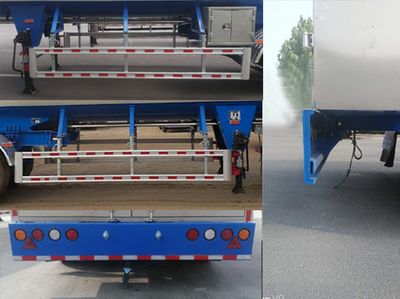 Zhengkang Hongtai brand automobiles HHT9390GDY Low temperature liquid transport semi-trailer