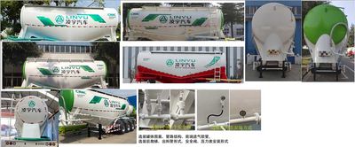 Lingyu  CLY9409GXH5 Lower ash semi-trailer