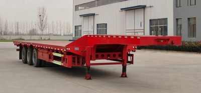 Junhua Xing brand automobiles LJH9400TDP Low flatbed semi-trailer