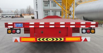 Junhua Xing brand automobiles LJH9400TDP Low flatbed semi-trailer