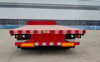 Junhua Xing brand automobiles LJH9400TDP Low flatbed semi-trailer