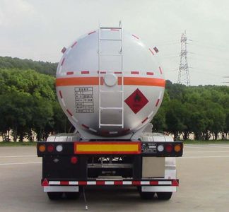 Hongtu  HT9405GRY1 Flammable liquid tank transport semi-trailer