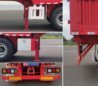 Hualu Yexing brand automobiles HYX9400XXYE Box transport semi-trailer