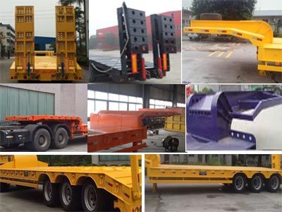 Shenglong  ZXG9401TDPA Low flatbed semi-trailer