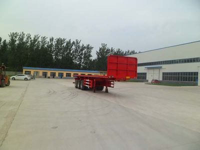 Hualu Yexing brand automobiles HYX9402ZZXP Flat dump semi-trailer