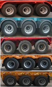 Hualu Yexing brand automobiles HYX9402ZZXP Flat dump semi-trailer