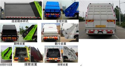 Xinhua Chi  THD5250ZYSD6 Compressed garbage truck