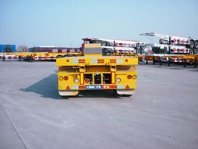 CIMC ZJV9358ZZXPQD Flat dump semi-trailer