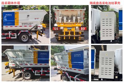 Shanhua  JHA5049ZZZYCCBEV Pure electric self loading and unloading garbage truck