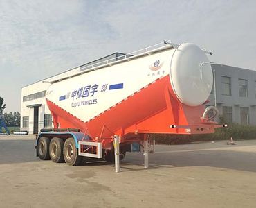 Zhongyu Guoyu brand automobiles ZGY9401GFL Medium density powder material transportation semi-trailer