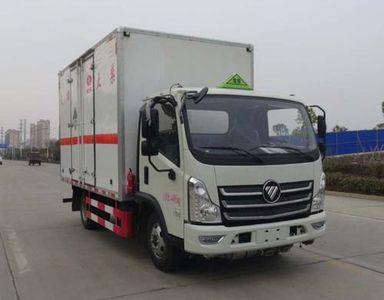 Huatong brand automobiles HCQ5046XZWBJ6 Miscellaneous dangerous goods box transport vehicle