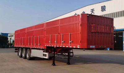 Tianjun Dejin brand automobiles TJV9400XXYP Box transport semi-trailer