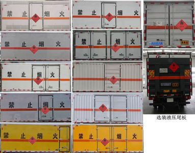 Cheng Liwei  CLW5041XRQJ6 Flammable gas box transport vehicle