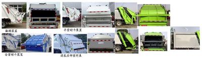 Runzhixing  SCS5090ZYSEQ6 Compressed garbage truck