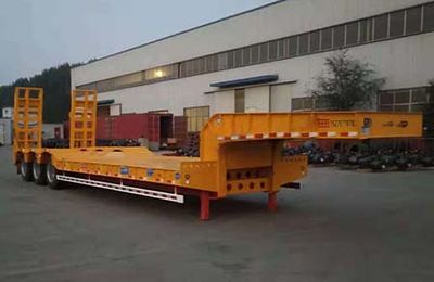 Liyuanda brand automobiles LWY9387TDP Low flatbed semi-trailer