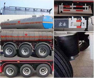 Zhengkang Hongtai brand automobiles HHT9403GRYB Flammable liquid tank transport semi-trailer