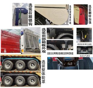 Juntong  JF9400ZLJ Garbage transfer semi-trailer