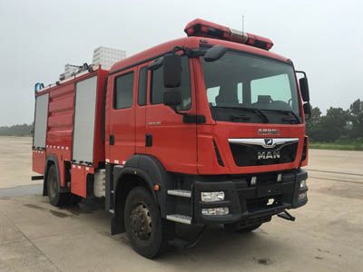 Yongqiang Olinbao  RY5171GXFSG601R Water tank fire truck