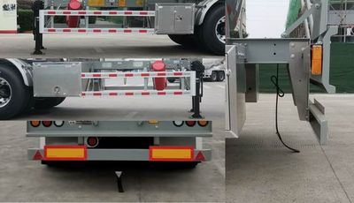 Ruijiang  WL9406GRY11 Aluminum alloy flammable liquid tank transport semi-trailer