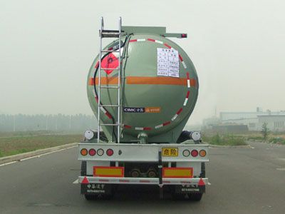 Lingyu  CLY9408GRYK Flammable liquid tank transport semi-trailer