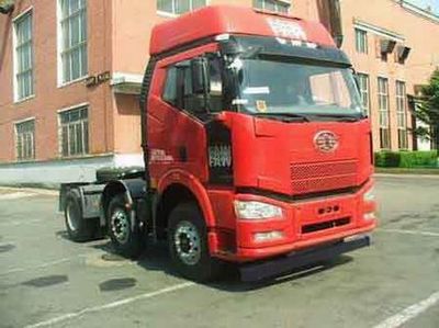 Jiefang Automobile CA4250P66K2T3HE4 Flat head diesel semi-trailer tractor