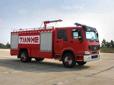 Tianhe  LLX5193GXFSG80H Water tank fire truck