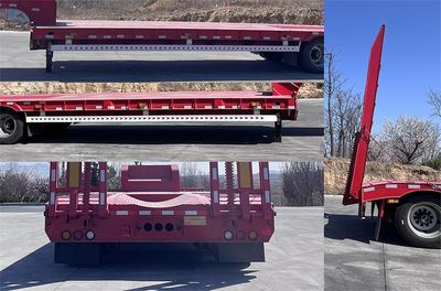 Yixiangtong  QAT9332TDP Low flatbed semi-trailer