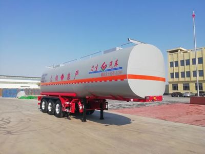 Lisheng  HLS9400GRY Flammable liquid tank transport semi-trailer