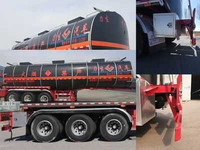 Lisheng  HLS9400GRY Flammable liquid tank transport semi-trailer