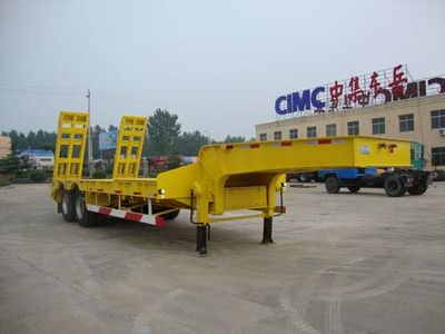 CIMCZJV9352TDPDYLow flatbed transport semi-trailer