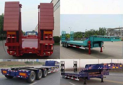 Huajun  ZCZ9400TDPHJE Low flatbed semi-trailer