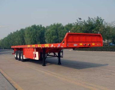 Huajun  ZCZ9402TPBHJE Flat transport semi-trailer