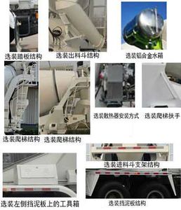 Dongyue  ZTQ5316GJBZ7N30E Concrete mixing transport vehicle