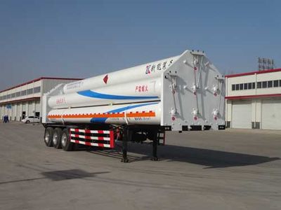 Baohuan  HDS9406GGY Hydraulic sub station high-pressure gas long pipe semi-trailer